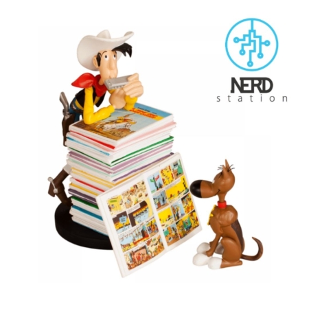 فیگور لوک خوش شانس در حال سازدهنی زدن